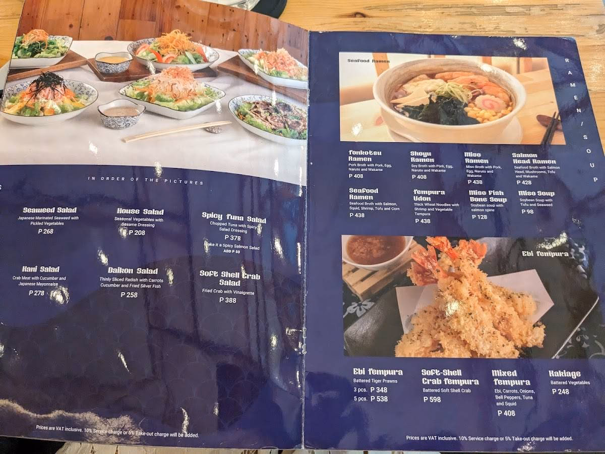 ¿Qué puedo pedir en Koku?