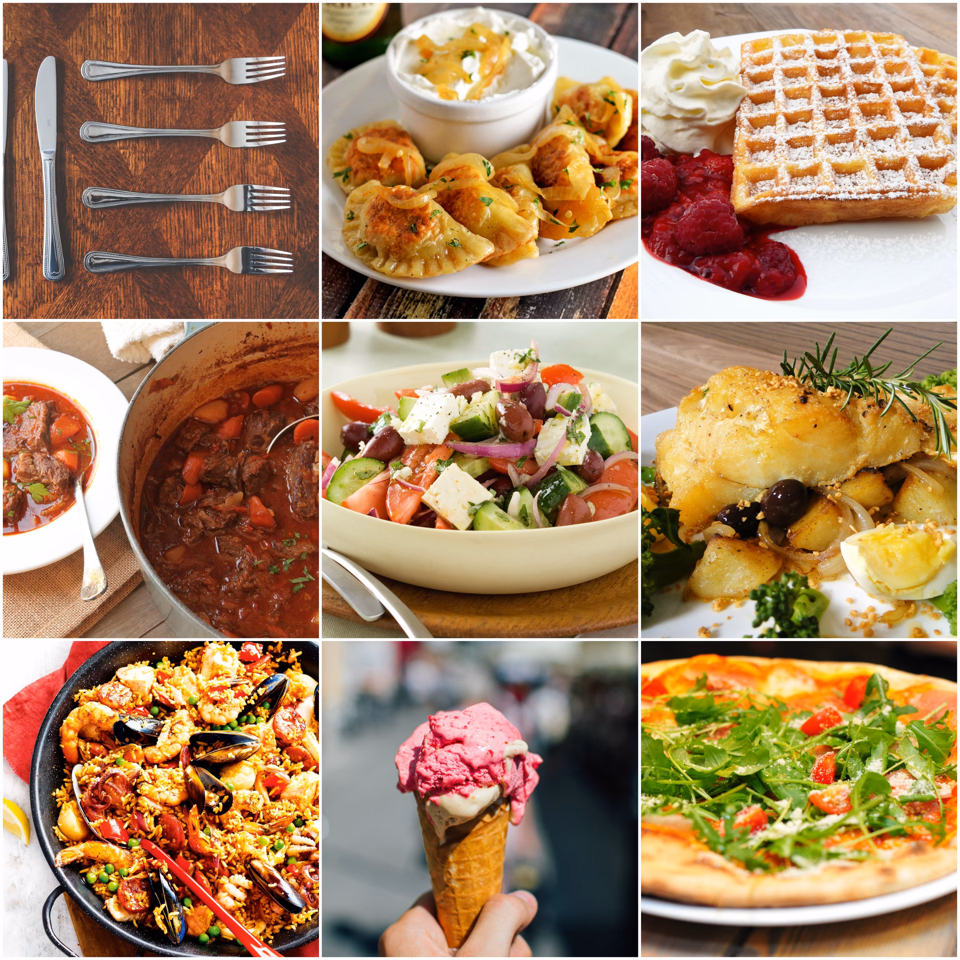 ¿Cuáles son los platos típicos de Europa?