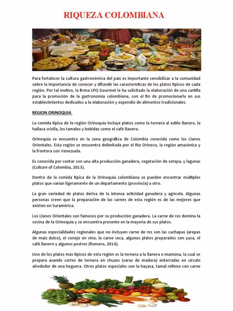 ¿Qué tipo de texto es la gastronomía?