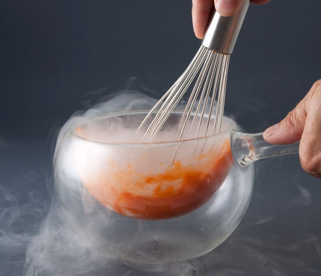 ¿Se puede utilizar nitrógeno líquido para cocinar?