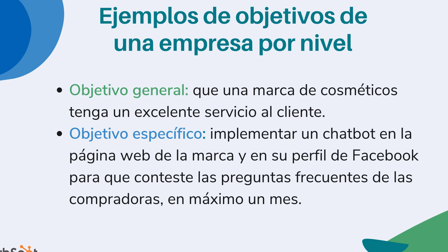 ¿Cuáles son los objetivos a largo plazo?