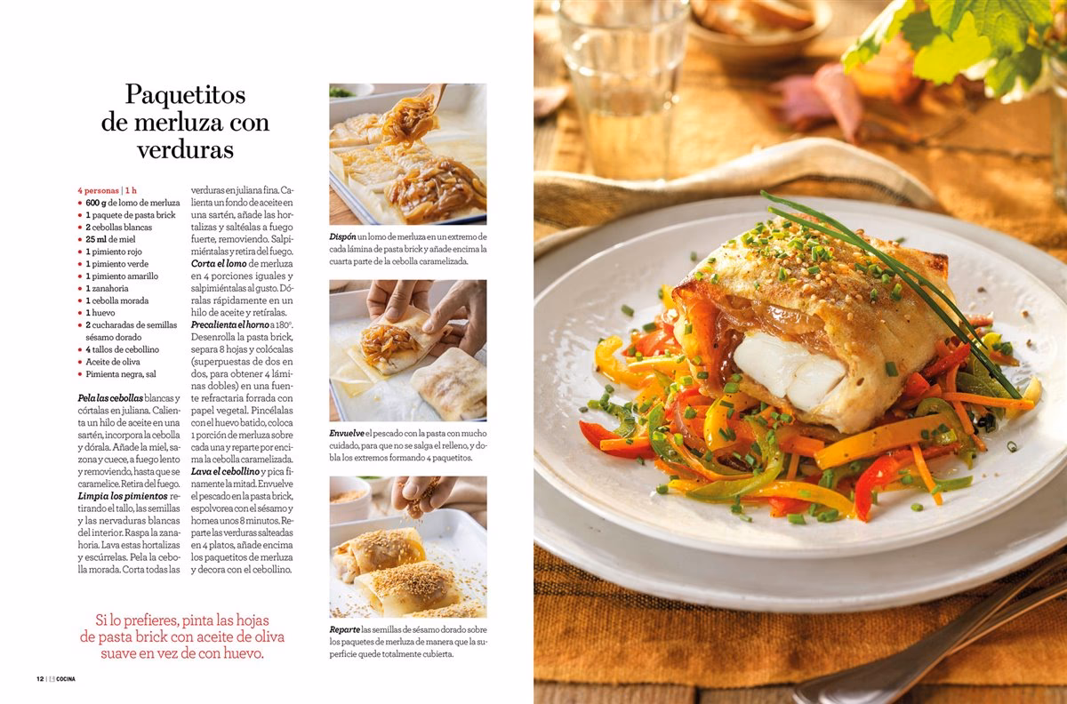 ¿Qué poner en una revista de cocina?