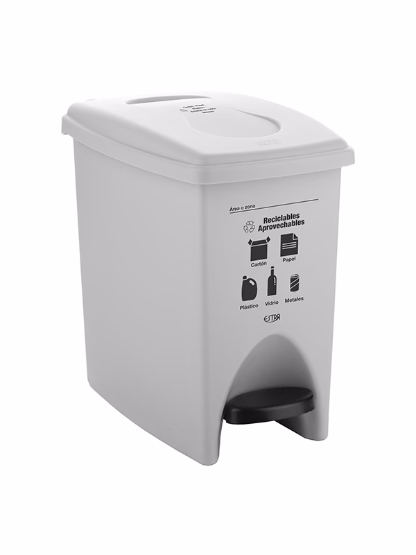 ¿Qué va en cada caneca de color?