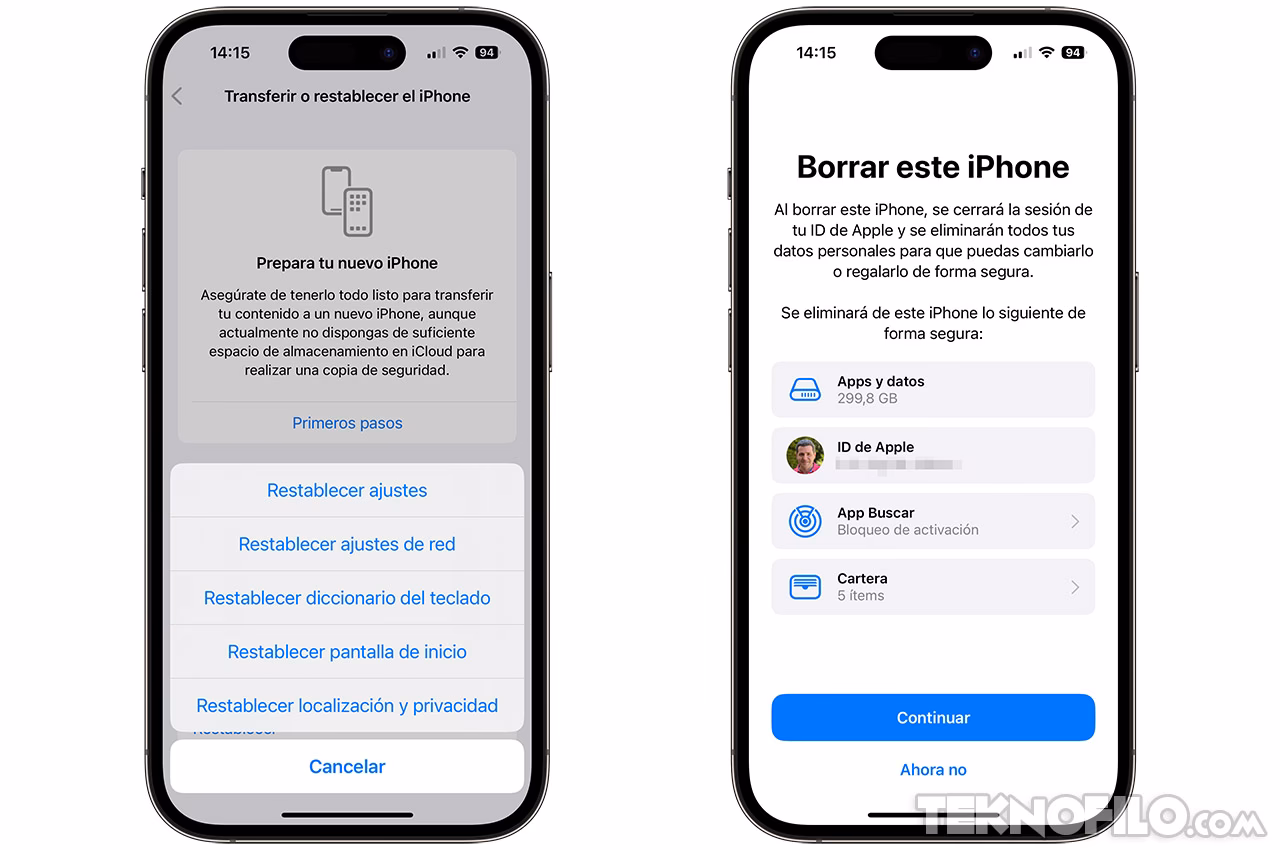 ¿Qué significa restablecer los ajustes de red móvil?