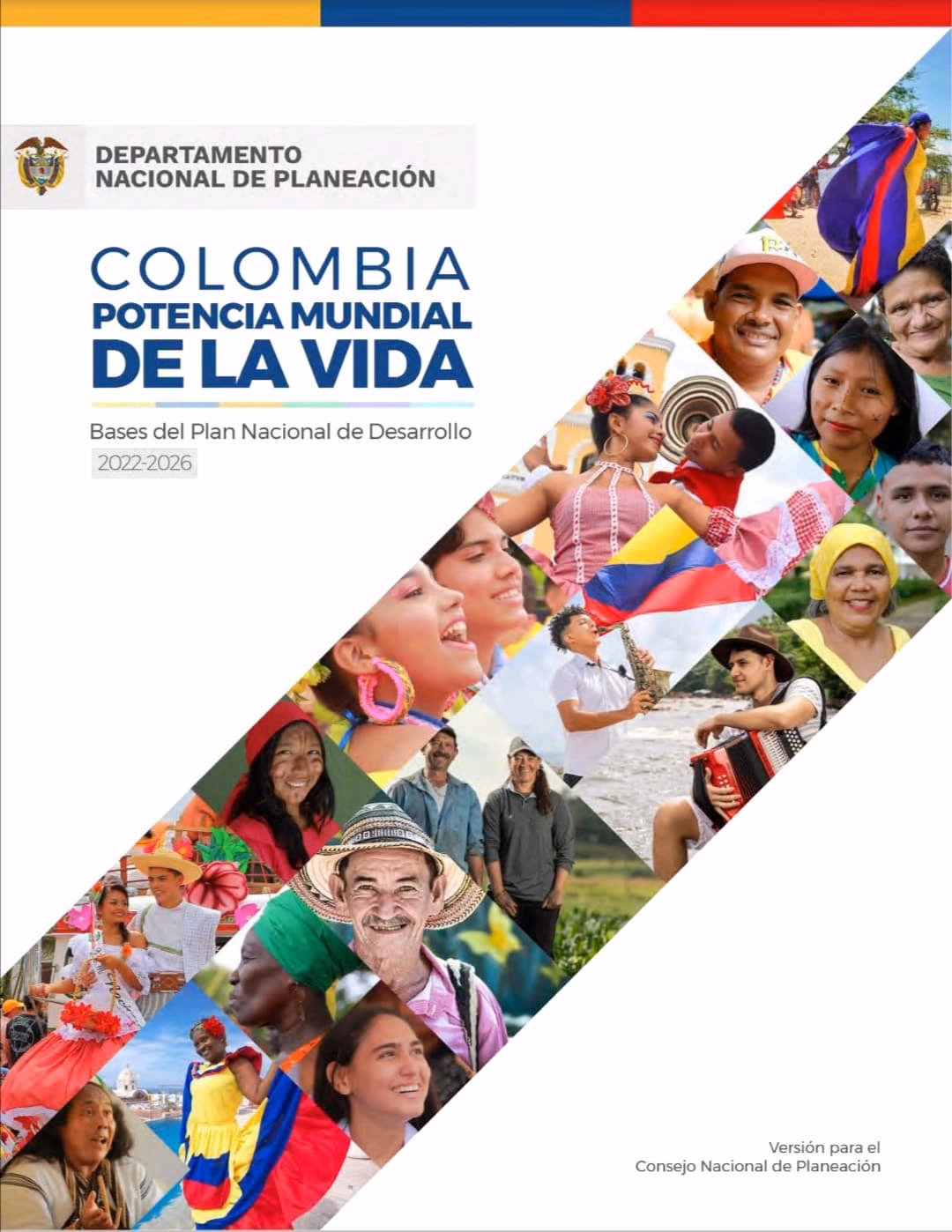 ¿Cuáles son los 4 ejes del Plan Nacional de Desarrollo?