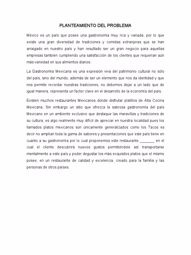 ¿Qué se pone en planteamiento del problema de una tesis?