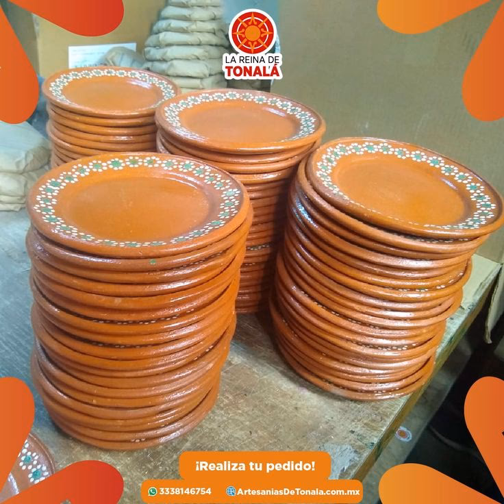 ¿Cómo se llama cuando hacen platos de barro?