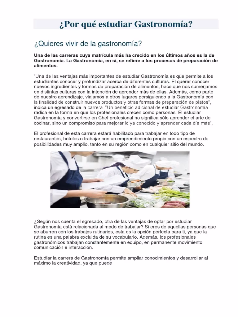 ¿Qué te motiva a ser chef?
