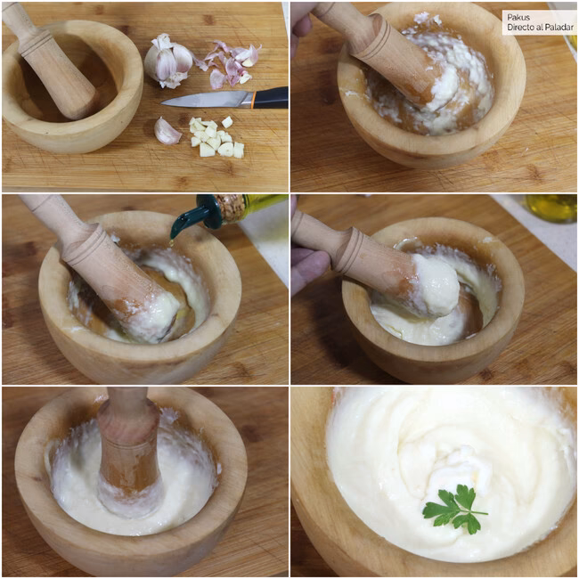 ¿Qué lleva el alioli?