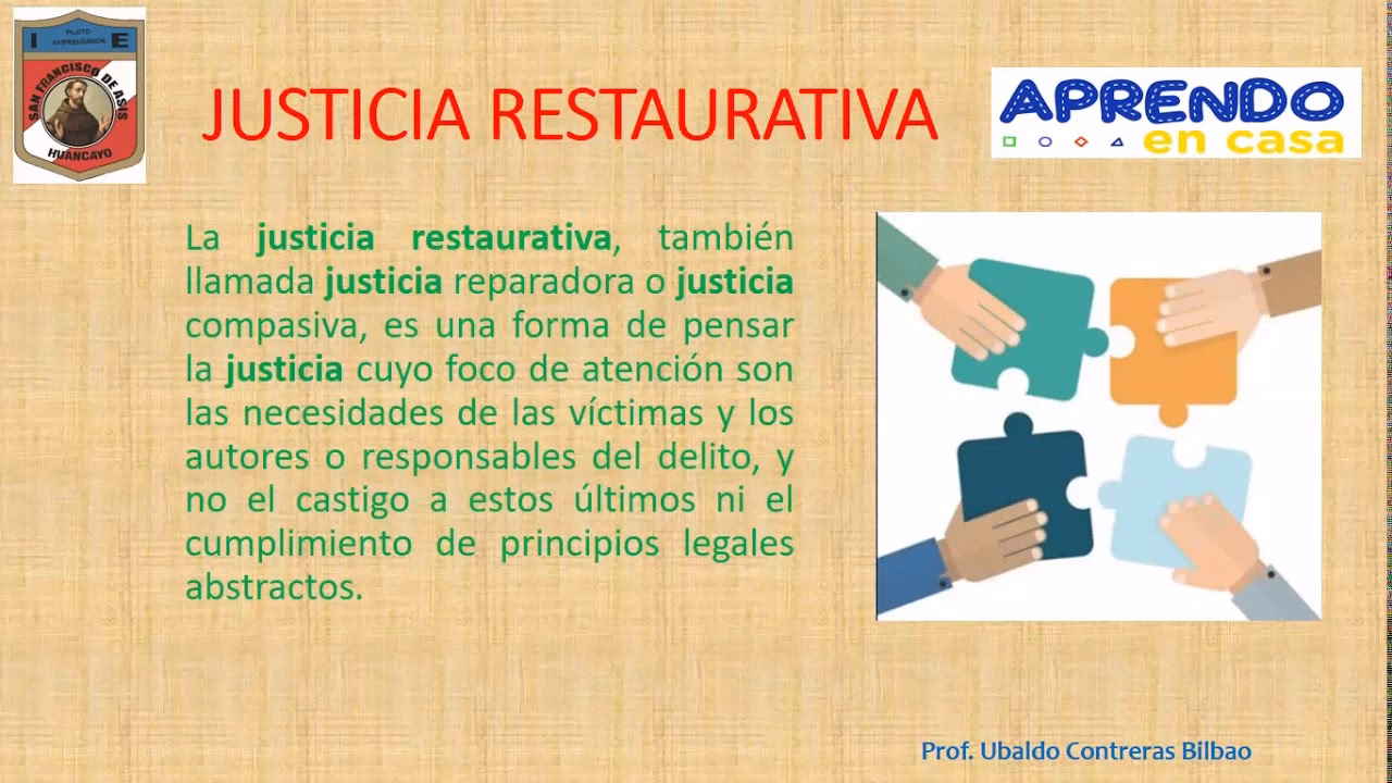 ¿Qué es la justicia restaurativa escolar?