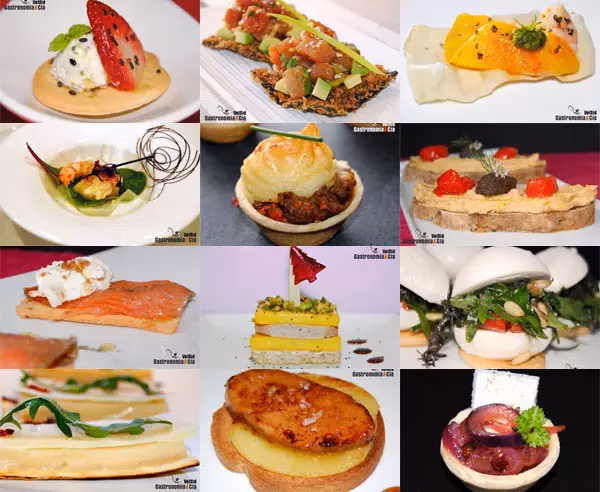 ¿Qué tipos de canapés existen?