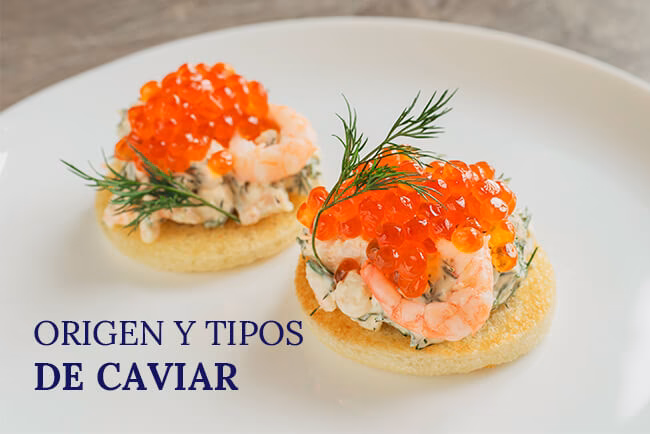 ¿Cuáles son los 3 tipos de caviar?