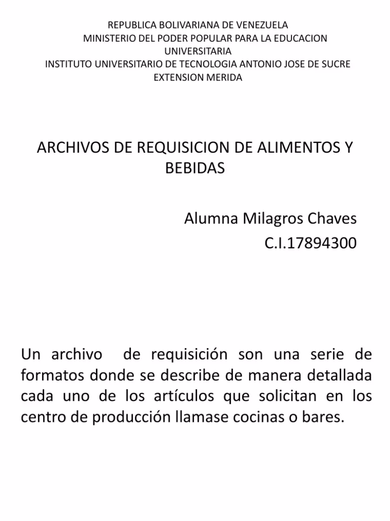 ¿Qué es una requisición y para qué sirve?