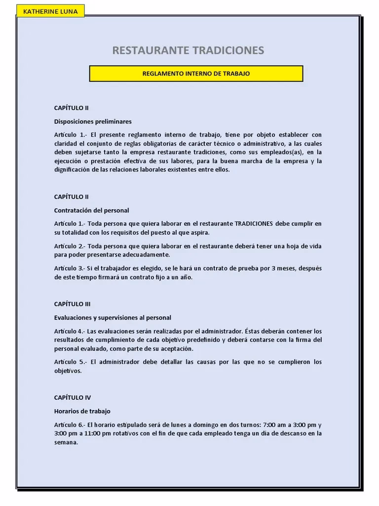 ¿Qué leyes regulan a los restaurantes en Chile?