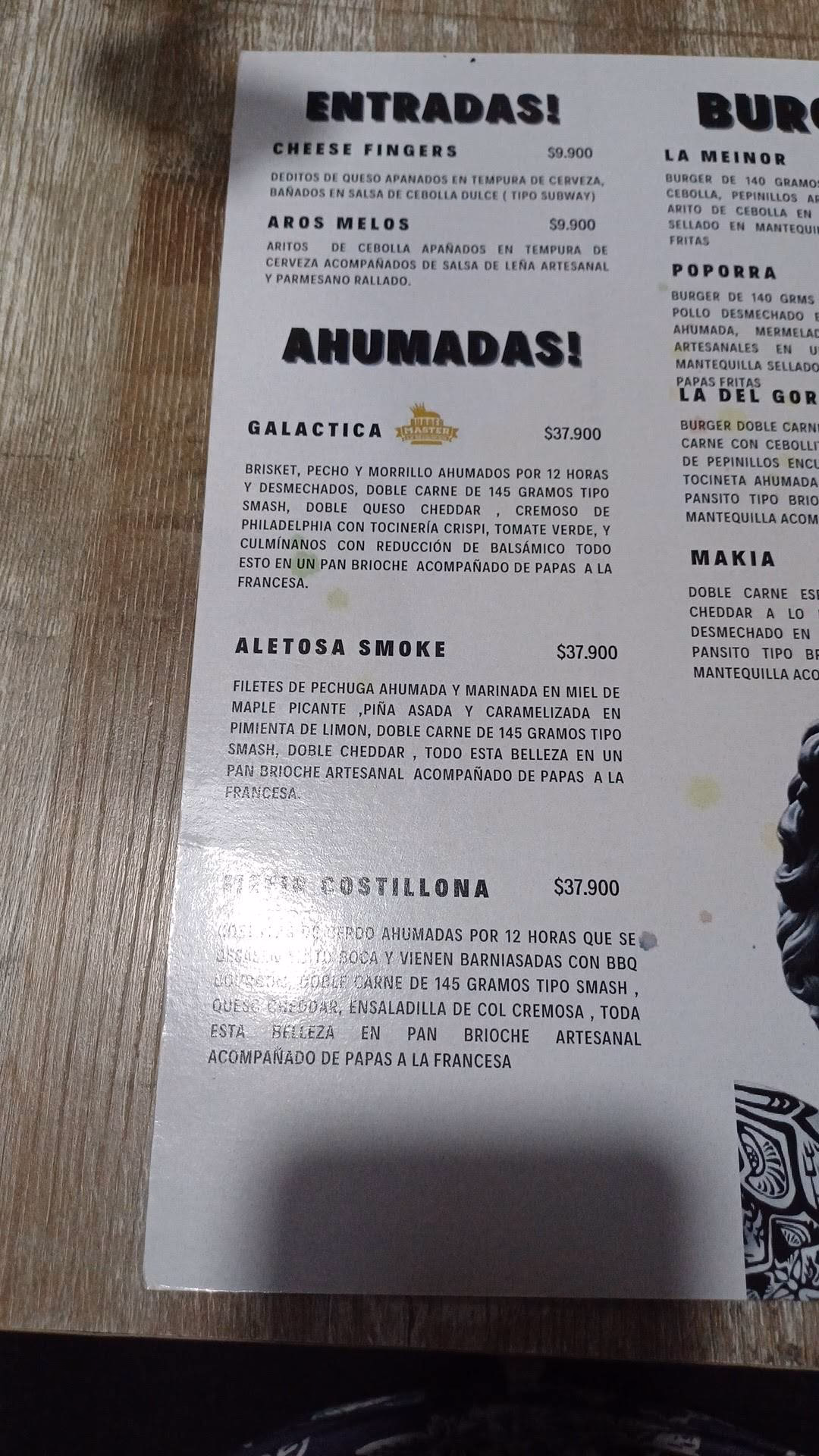 ¿Cuál es el horario de Burger Master?