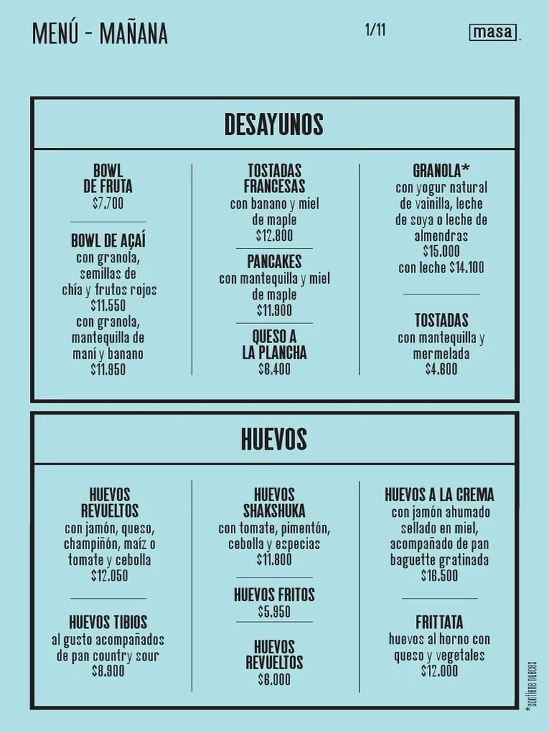 ¿Quién es el dueño del restaurante Masa?