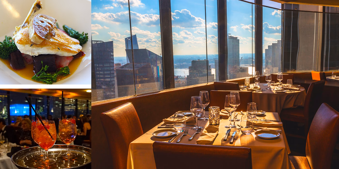 ¿Qué hotel de Nueva York tiene un restaurante giratorio?