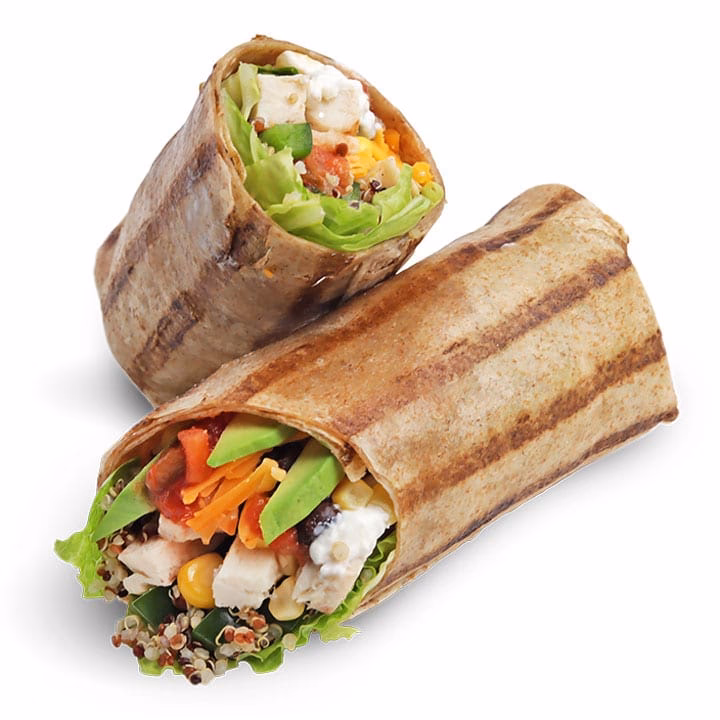 ¿Son saludables los wraps de restaurante?