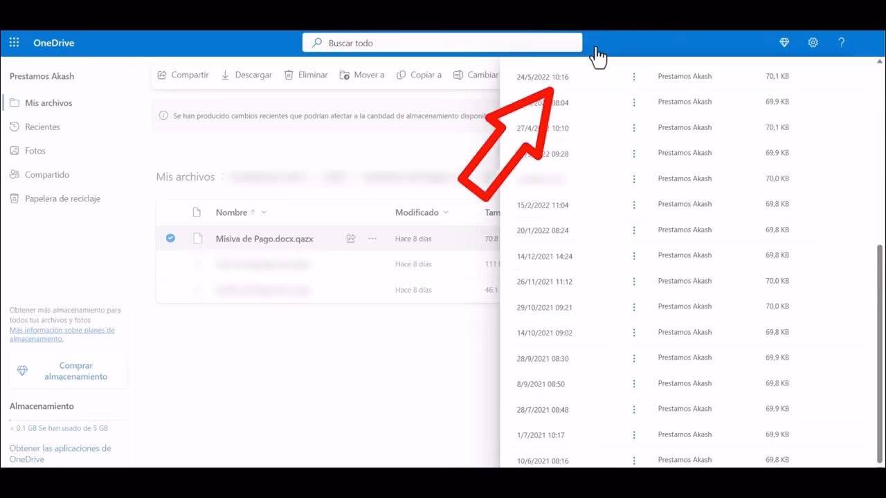 ¿Cómo recuperar archivos de OneDrive eliminados definitivamente?