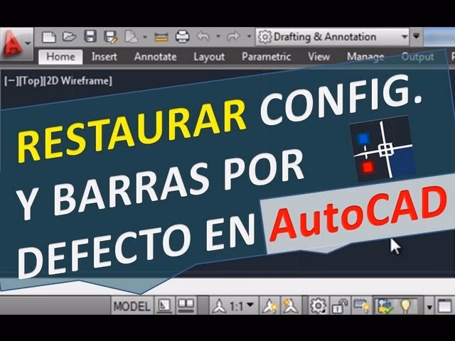 ¿Cómo recuperar el menú de AutoCAD?