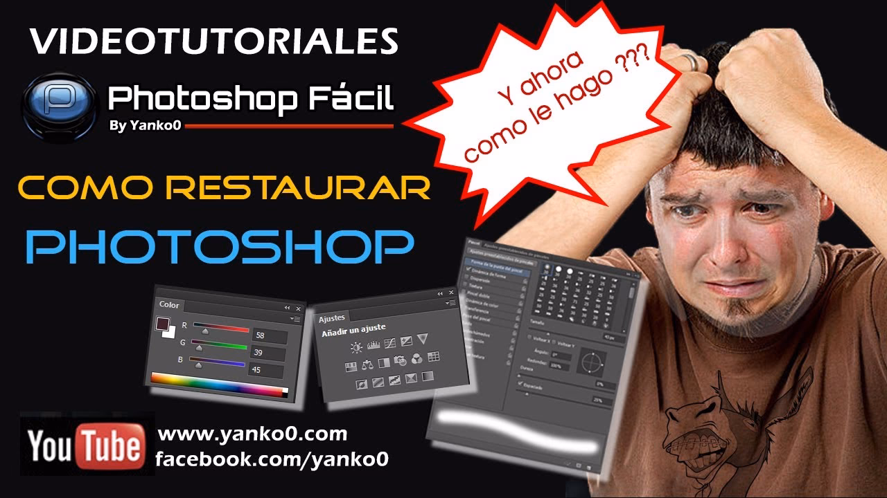 ¿Cómo restablecer cambios en Photoshop?