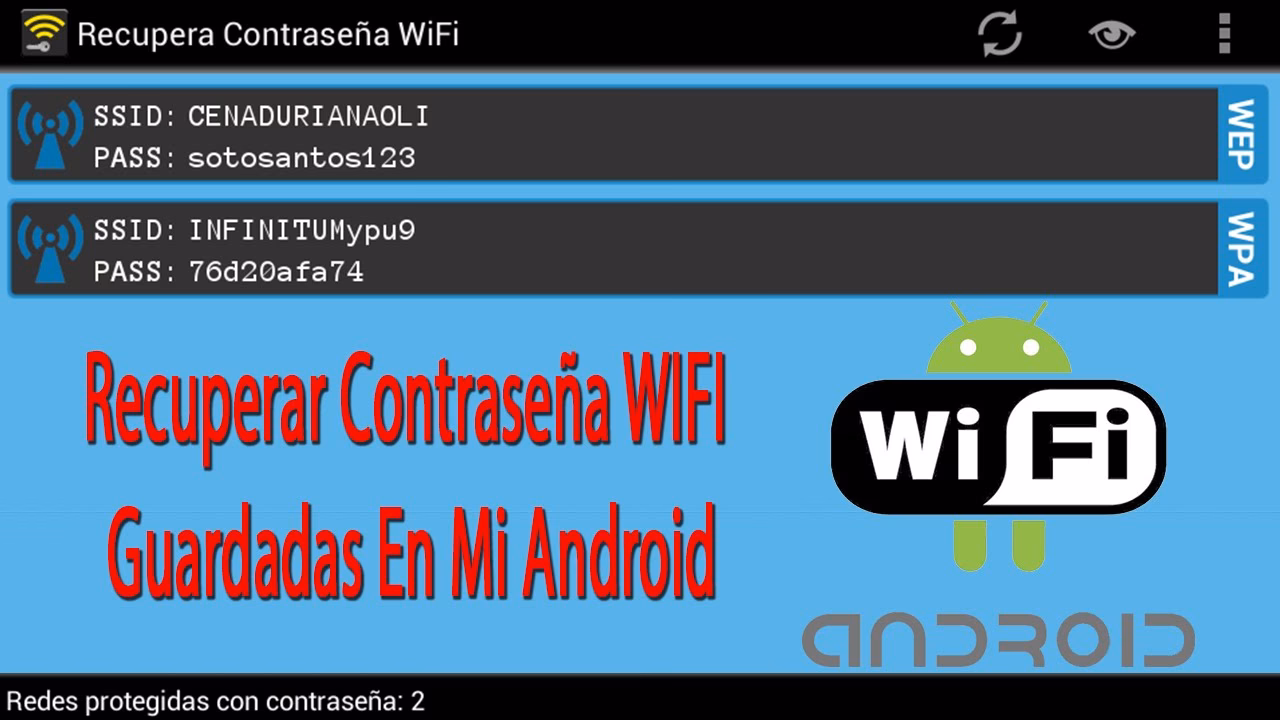 ¿Cómo restaurar contraseñas wifi guardadas en Android?
