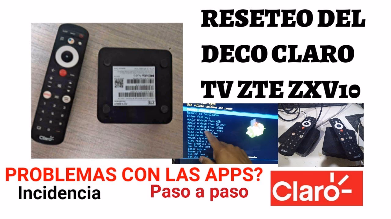 ¿Cómo restaurar un decodificador?