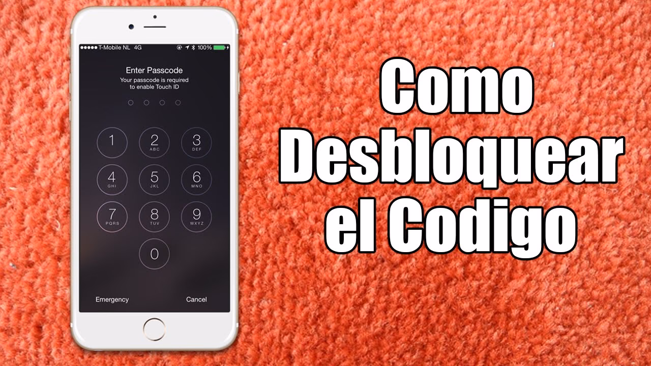 ¿Cómo quitar el código de bloqueo de un iPhone?
