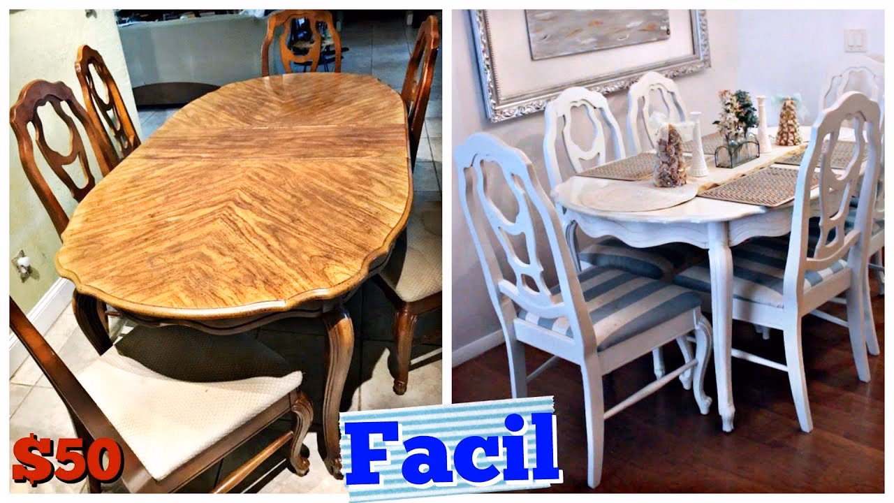 ¿Puedes restaurar una mesa de comedor?