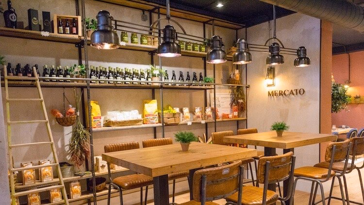 ¿Cuál es la diferencia entre un restaurante y una tienda?