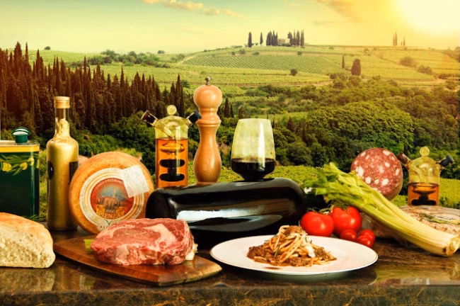 ¿Qué comida es típica en la Toscana?